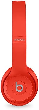 Beats Solo3 Wireless On-Ear Headphones - Apple W1 Headphone Chip, Class 1 Bluetooth, 40 Hours Of Listening Time - Red (Latest Model)