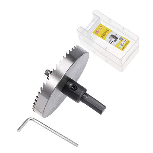 sourcingmap 80mm HSS Drill Bit Hole Saw for Stainless Steel Metal Alloy Wood, 80x13mm - Image 4