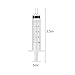 6 Pack – 5ml Plastic Syringe with Measurement, No Needle Suitable for Refilling and Measuring Liquids, Feeding Pets, Oil or Glue Applicator