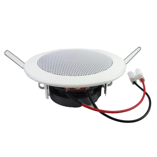 Hfgdnchva Altavoz de Techo Pasivo de 3 Pulgadas, 8 Ohmios y 6 W para Baño. de Música Ambiental