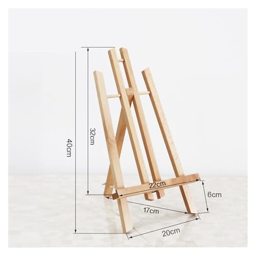 Chevalet pliable en bois support d'affichage portable pour bureau - 5