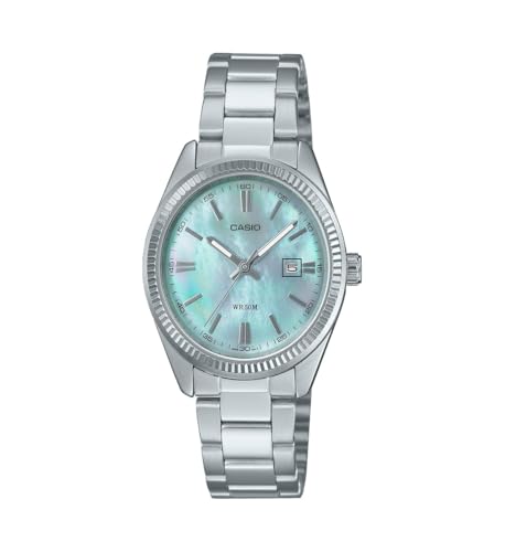 Montre Casio LTP-1302DS-2AVDF au cadran bleu moderne avec un design en acier élégant