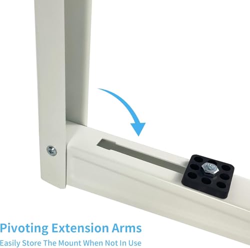 Outdoor Wall Mounting Bracket for Ductless Mini Split, Heavy-Duty Wall Mounting Universal Mini Split AC Bracket Heat Pump with Hardware,9000-36000 Btu Condenser - Thumbnail 5