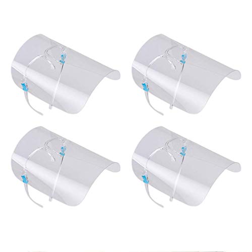 Tharv 1/2/3/4/5PC Fashionable, Safe Face Shields for Everyday Use (4pc+Four Cloth)
