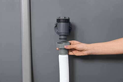 Bestway Flowclear Hydrogenic 6 G/H Saltwater Chlorinator System | Compatible With Above Ground Swimming Pools Up To 7000 Gallons | Electronic Chlorine Generator For Crystal Clear And Clean Water #TOP4