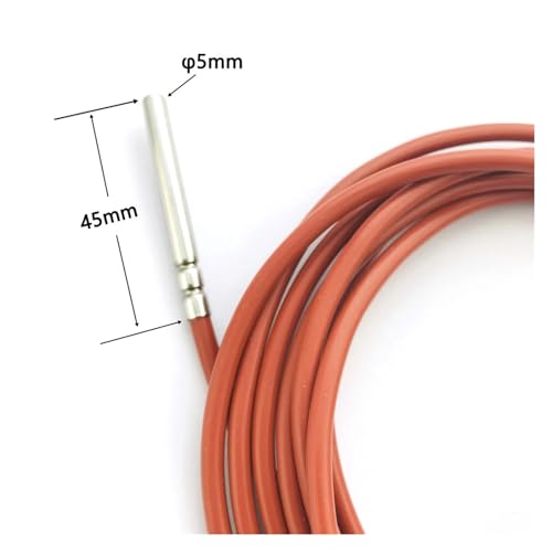 Sensor de temperatura NTC10K con sonda impermeable de 45mm 4