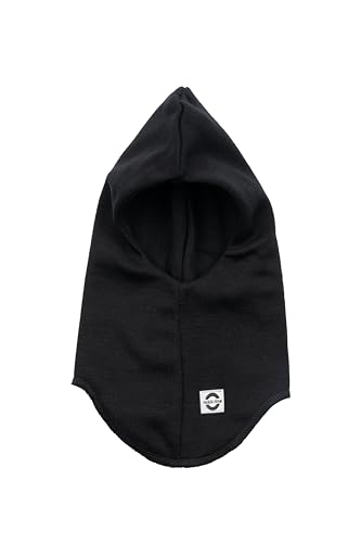 Cagoule Mikk-line anti-vent noire pour les sorties d'hiver - 3