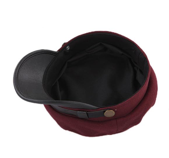 Image of Chauffeur Hat for Men Women Vintage Newsboy Cap Costume Hats Beret Cap