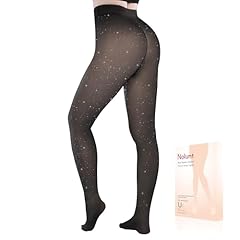 Fake Translucent Black Sparkle-pantyhose