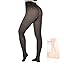 Fake Translucent Black Sparkle-pantyhose