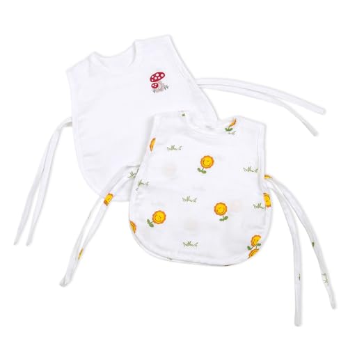 Image of The White Cradle Muslin Jhabla for Newborn Baby, Organic Cotton Vest