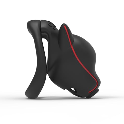 KKSEXY犬頭型貞操帯 小型ロックシリンダー貞操体 犬奴貞操ロック 可愛DOG 貞操装置 コスプレ貞操具 逃げることを防ぐ貞操ケージ 男性隠れた 通気性 ＳＭグッズ（ロック（ハート型）） - 画像3