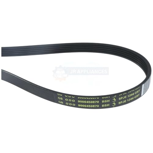 Image of JR Appliance Compatible with Front Load B.o..s.c..h..Washing Machine Belt 5PJE 1246