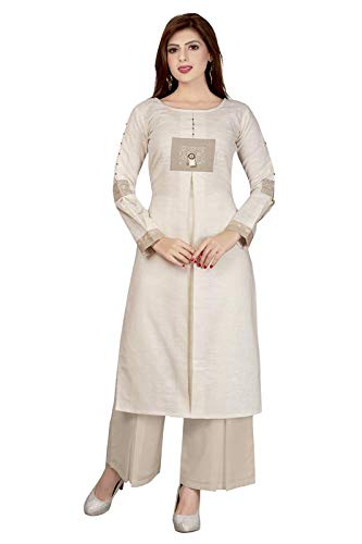 white khadi kurti