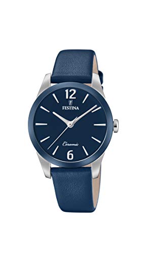 Preisvergleich Produktbild Festina Damen Analog Quarz Uhr mit Leder Armband F20473 / 5