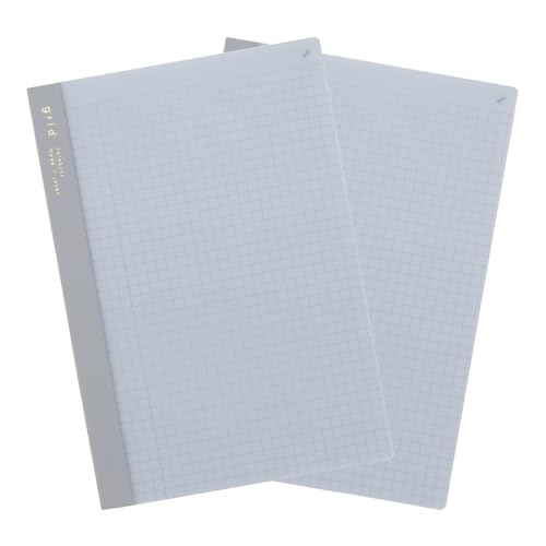 ダイゴー isshoni ノート ナンバー A5 方眼 ブルー 【まとめ買い 2冊セット】 R1785（Amazon）