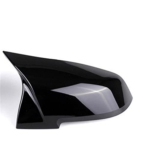 SFUO 2 Piezas Retrovisor Espejo Cubierta Tapa Fuego Negro Ajuste para La Serie BMW 1 2 3 4 X M 220i 328i 420i F20 F21 F22 F23 F30 F32 F33 F36 X1 (Color : Black Right)