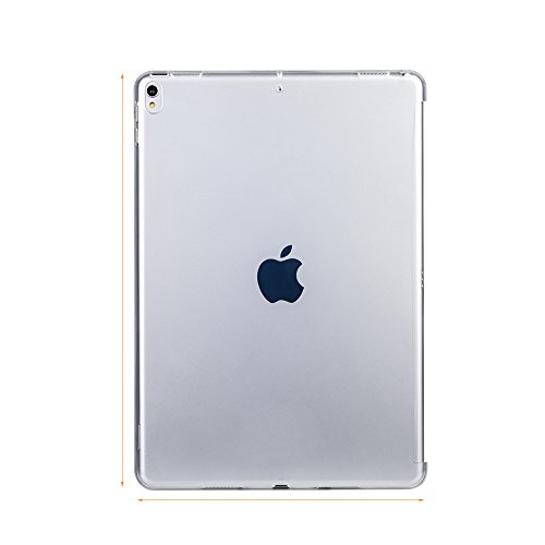 Tourwin iPad Pro 10.5 Hülle, i-Blason [Kompatibel mit offiziellem Smart Cover und Smart Keyboard] Klare Hybrid Hülle [Aktualisierte Version] für Apple iPad Pro 10.5 Zoll 2017 Release (durchsichtig wei