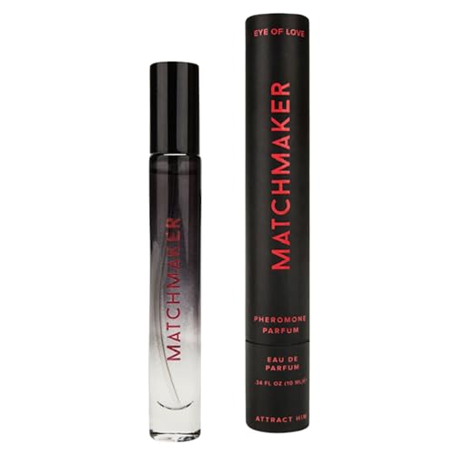 Image of Eye Of Love Matchmaker Black Diamond Pheromone Parfum, 10ml Travel Size, Unisex Fragrance with Estratetraenol to attract Him.