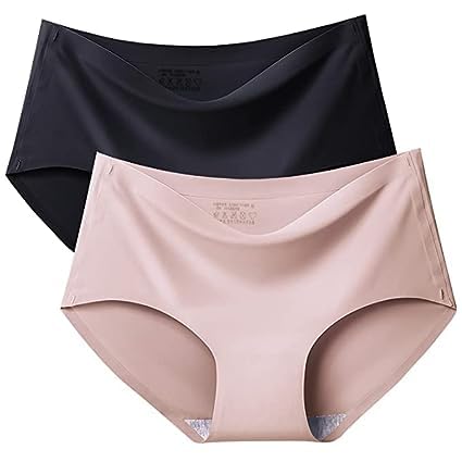 Women's Multicolor Seamless Hipster Ice Silk Panty Pack of 2-image-11
