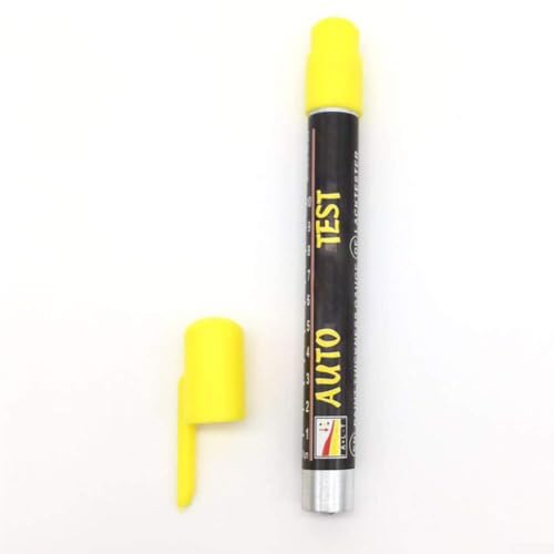 Tester di spessore della vernice, tester di spessore del rivestimento della vernice impermeabile, con punta magnetica e scala di colori in scala micron, per verificare lo spessore della vernice