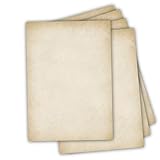 Premium Briefpapier, Speisekarte, DIN A4, zweiseitig, Extra starkes Papier 120g/m², Laser und Inkjet geeignet, Gastronomie, Speisekarten, bedruckbar DIY, 50 Blatt