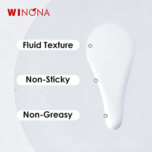 Winona Sunscreen For Sensitive Skin,Aqua-Shield Sunblock Milk,Broad Spectrum Spf 50+++ Face Sunscreen Lotion, Lightweight And Gentle,Daily Facial Moisturizing Sunscreen,1.76Oz #TOP1