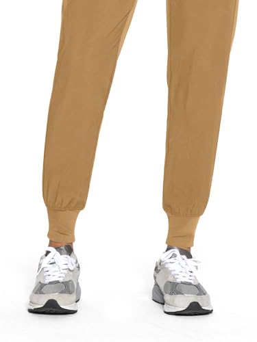 Image of COZYFIT Womens Scrub Pants - Soft Stretch Yoga Style with 5 Pockets, Slim Fit Jogger Scrubs Pants for Women