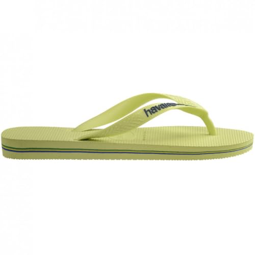 Image of Matcha Green Brasil Logo Flip-Flops by Havaianas