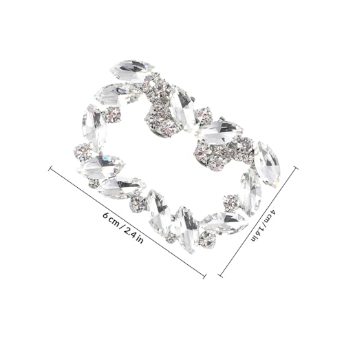 Boucles de chaussures en strass pour transformer des talons simples