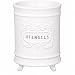 Mud Pie Circa Utensil Holder, White