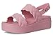 Crocs Women's Brooklyn Woven Low Wedge Sandals Rosett Woven 10 Medium