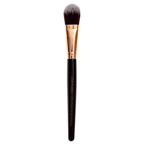 Premium Quality Tapered Liquid Foundation Makeup Brush (KandeStixx) w/Nylon Dense Bristles ~ Perfect for Applying Your Fav Foundation, BB Cream, Tinted Moisturizer, and Concealer by Kandelicious