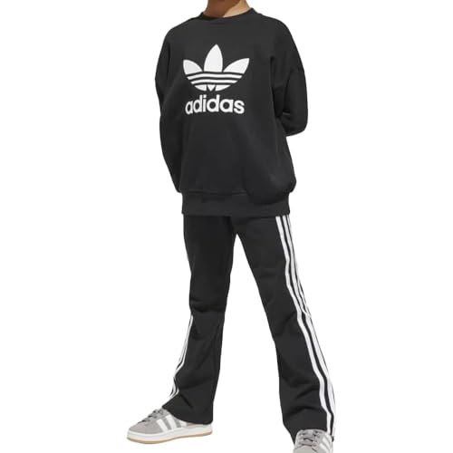 adidas Chándal Negro/Blanco Niño Loose, Negro , 3-4 Años