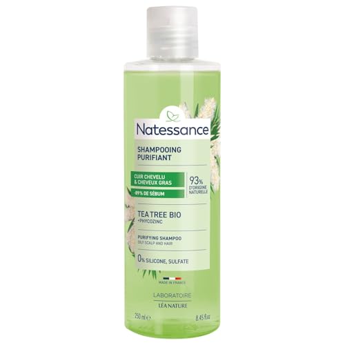 Shampoing Purifiant Tea Tree LEA NATURE formule kératine végétale anti-sébum