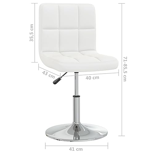 Tabouret de bar blanc idéal pour comptoir de cuisine moderne