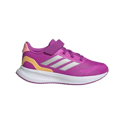 Image of adidas Kids' Marvel Run Falcon 5 Elastic Lace & Strap Shoe