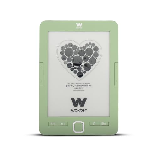 Woxter Scriba 195 Salvia   Lector de Libros Electrónicos, Color Verde