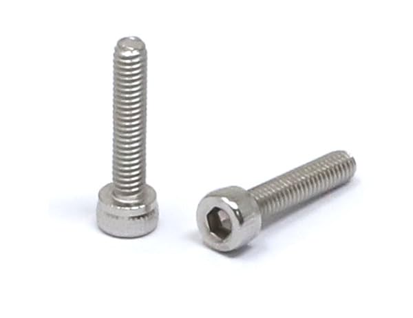Image of iexcell 100 Pcs M2.5 x 12mm Thread Pitch 0.45 mm Stainless Steel 304 Hex Socket Head Cap Screws Bolts Kit