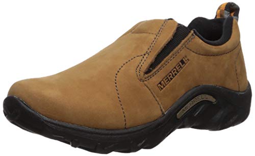 Merrell Jungle Moc Moccasin, Brown Nubuck, 1.5 US Unisex Big Kid by Merrell - Used condition - US$46.75