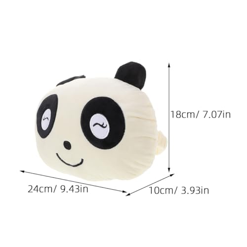 Almohada elástica para asiento de auto con patrón panda miniatura 2