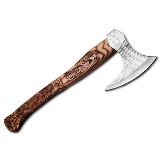 Viking Style Carbon Steel Camping Axe