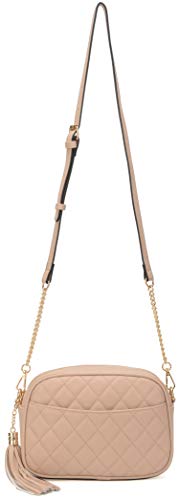 lola mae quilted crossbody bolsa