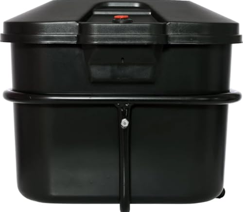 Image of SKYA STAR T-Frame Motorbike Luggage 100cc SideBox with Universal Fitment Clamps (Matt Black)
