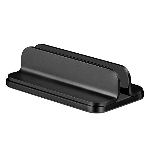 Soporte vertical ajustable de aluminio para portátiles