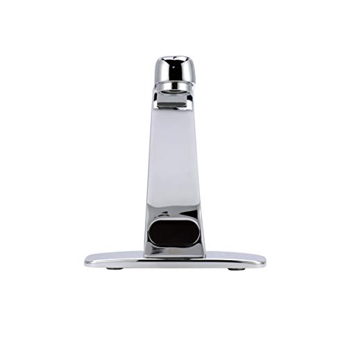 Zurn Aquasense® Touchless Sensor Faucet, Single Hole, 0.5 Gpm, 4" Widespread Cover Plate, Chrome #TOP1