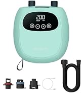 dwndpump Elektrische SUP-pomp, 20 psi, oplaadbare SUP-pomp met accu, draagbare luchtpomp, opblaze...