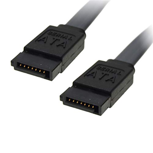 Cable SATA 7 Pin Hembra a Hembra 18 pulgadas gris