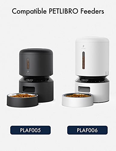 Image of PETLIBRO Pet Food Splitter with Stainless Steel Bowls, Automatic Cat Feeder Bowls for Two Cats or Dogs, Suitable for PETLIBRO Automatic Cat Feeder PLAF005, PLAF006, PLAF103, PLAF203, White