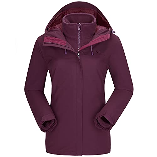 Camel Crown Women's Ski Jacket 3 In 1 Snow Winter Coats Waterproof Windproof Fleece Hooded Jackets Mountain Snowboard Parka #TOP1